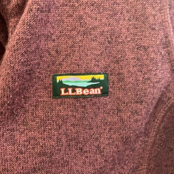 L.l.bean sweater fleece full-Zip jacket - red- medium - Picture 3 of 12